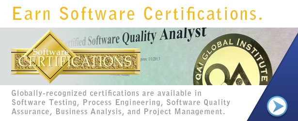 Earn Software Certification.